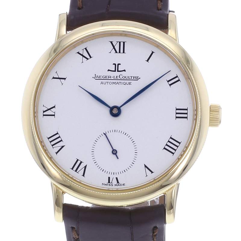Montre d'occasion JAEGER LECOULTRE Gentilhomme homme automatique bracelet cuir cresus - vue D1