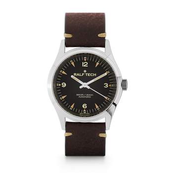 Montre d'occasion RALF TECH Académie Roadking homme automatique bracelet cuir d'origine