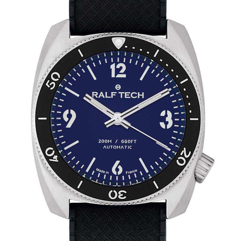 Montre d'occasion RALF TECH WRB Ocean homme automatique bracelet caoutchouc - vue D1