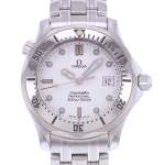Montre d'occasion OMEGA Seamaster 300 Medium homme quartz bracelet acier - vue D1
