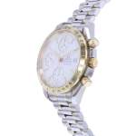 Montre d'occasion OMEGA Speedmaster Date homme automatique bracelet or jaune 750/000 et acier - vue D2