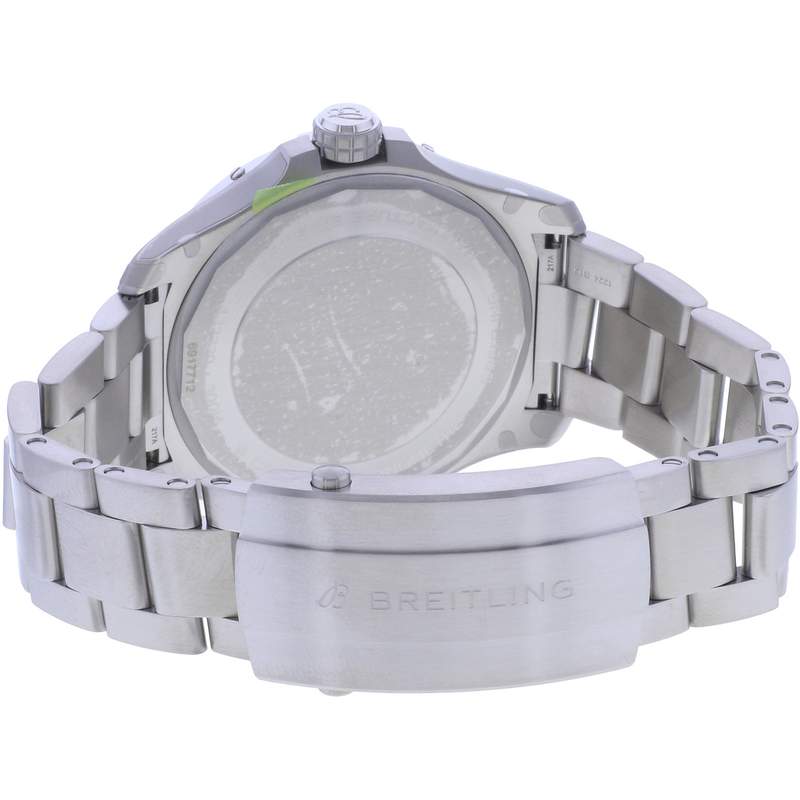 Montre d'occasion BREITLING Avenger Gmt homme mouvement automatique certifié (cosc) bracelet acier - vue 3
