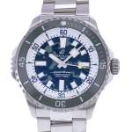Montre d'occasion BREITLING SuperOcean Super Diver 46 homme mouvement automatique certifié (cosc) bracelet titane - vue D1
