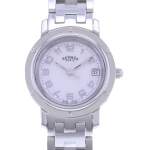 Montre d'occasion HERMES Clipper femme quartz bracelet acier - vue D1