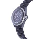 Montre d'occasion CHANEL J12 33 mm femme quartz bracelet caoutchouc - vue D2
