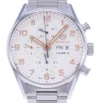 Montre d'occasion TAG HEUER Carrera Chronographe Calibre 16 homme automatique bracelet acier - vue D1