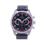 Montre d'occasion ZENITH El Primero 36000 Vph homme automatique bracelet cuir - vue 1
