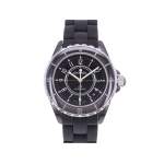 Montre d'occasion CHANEL J12 38 mm femme automatique bracelet caoutchouc - vue 1