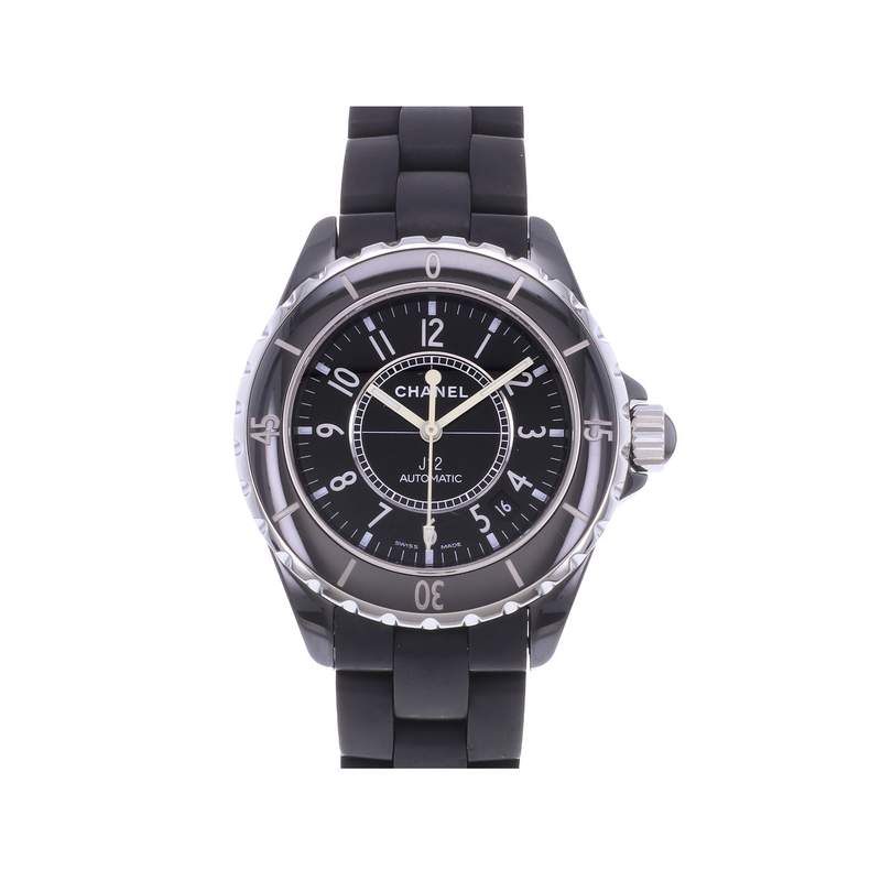 Montre d'occasion CHANEL J12 38 mm femme automatique bracelet caoutchouc - vue 1