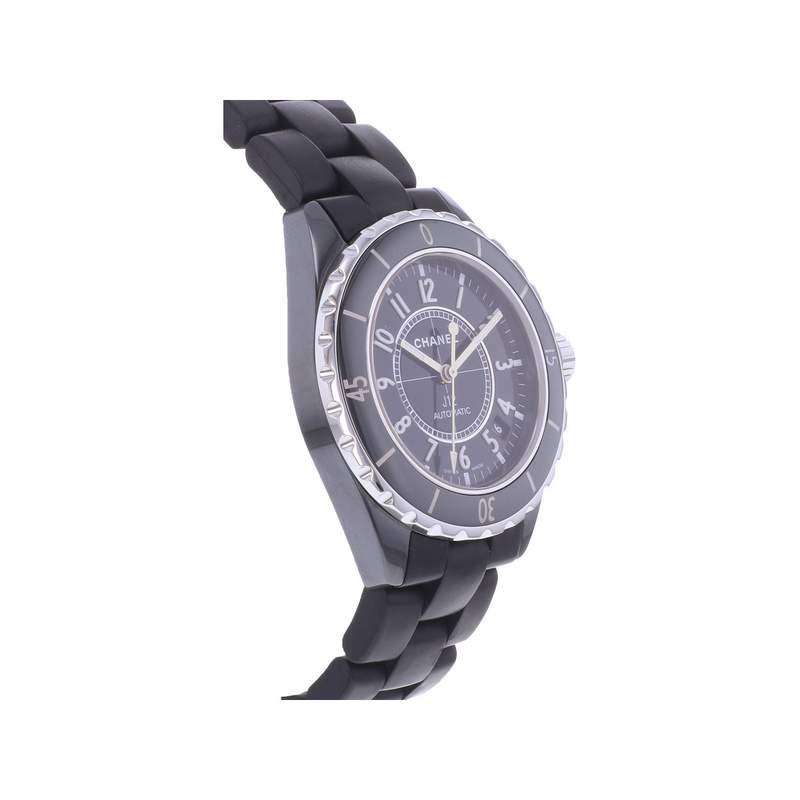 Montre d'occasion CHANEL J12 38 mm femme automatique bracelet caoutchouc - vue 2