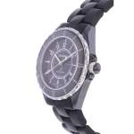 Montre d'occasion CHANEL J12 38 mm femme automatique bracelet caoutchouc - vue D2
