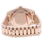 Montre d'occasion ROLEX Day-Date II homme mouvement automatique certifié (cosc) bracelet or rose 750/000 - vue 3