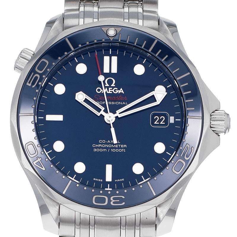 Montre d'occasion OMEGA Seamaster 300 Diver Date Automatique homme automatique bracelet acier - vue D1