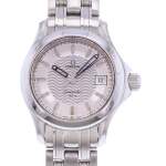 Montre d'occasion OMEGA Seamaster 120 27mm femme quartz bracelet acier - vue D1