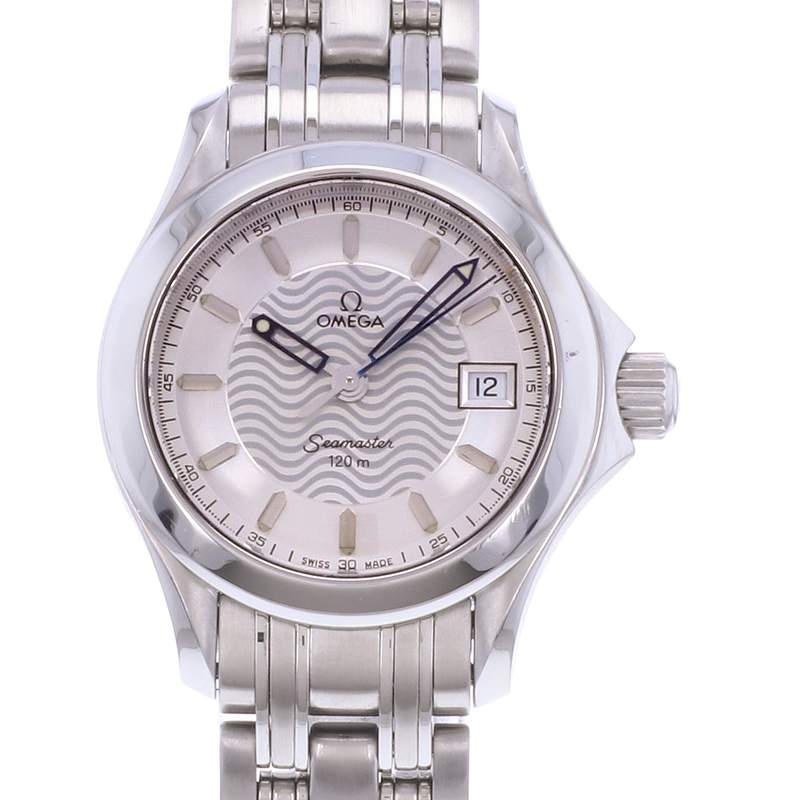 Montre d'occasion OMEGA Seamaster 120 27mm femme quartz bracelet acier - vue D1