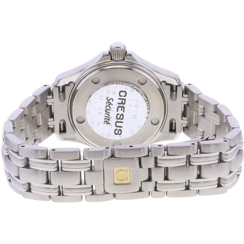 Montre d'occasion OMEGA Seamaster 120 29mm femme quartz bracelet acier - vue 3