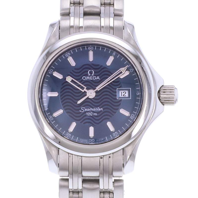 Montre d'occasion OMEGA Seamaster 120 29mm femme quartz bracelet acier - vue D1