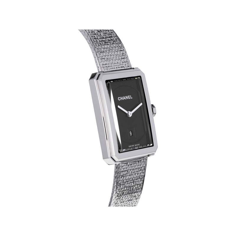 Montre d'occasion CHANEL Boy-Friend Moyen Modèle femme quartz bracelet acier - vue 2