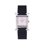 Montre d'occasion HERMES Heure H femme quartz bracelet cuir d'origine - vue 1