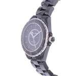 Montre d'occasion CHANEL J12 38 mm Rubis femme automatique bracelet céramique - vue D2
