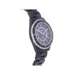 Montre d'occasion CHANEL J12 42 mm homme automatique bracelet céramique - vue 2