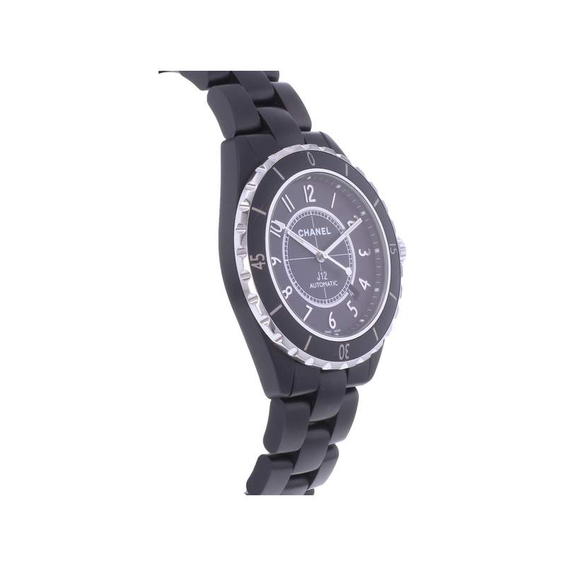 Montre d'occasion CHANEL J12 42 mm homme automatique bracelet céramique - vue 2