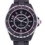 Montre d'occasion CHANEL J12 42 mm homme automatique bracelet céramique - vue D1