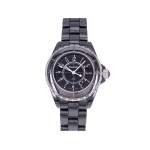 Montre d'occasion CHANEL J12 33 mm femme quartz bracelet céramique - vue 1
