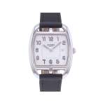 Montre d'occasion HERMES Cape Cod Tonneau mixte quartz bracelet cuir cresus - vue 1