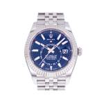 Montre d'occasion ROLEX Sky-Dweller homme mouvement automatique certifié (cosc) bracelet acier - vue 1