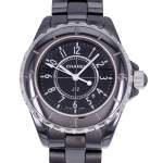Montre d'occasion CHANEL J12 33 mm femme quartz bracelet céramique - vue D1