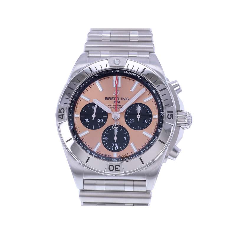 Montre d'occasion BREITLING Chronomat B01-42 homme mouvement automatique certifié (cosc) bracelet acier - vue 1