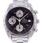 Montre d'occasion OMEGA Speedmaster Date Panda homme automatique bracelet acier - vue D1