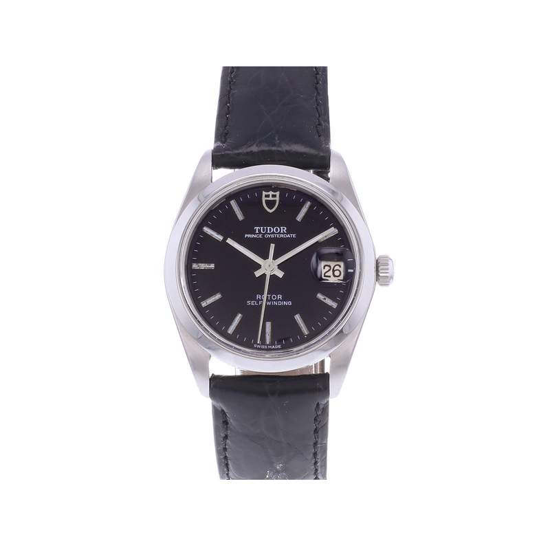 Montre d'occasion TUDOR Prince Date homme automatique bracelet cuir - vue 1