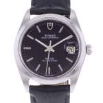 Montre d'occasion TUDOR Prince Date homme automatique bracelet cuir - vue D1