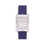 Montre d'occasion HERMES Cape Cod Argent femme quartz bracelet cuir d'origine - vue 1