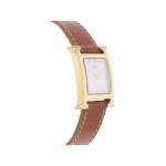 Montre d'occasion HERMES Heure H MM femme quartz bracelet cuir - vue 2