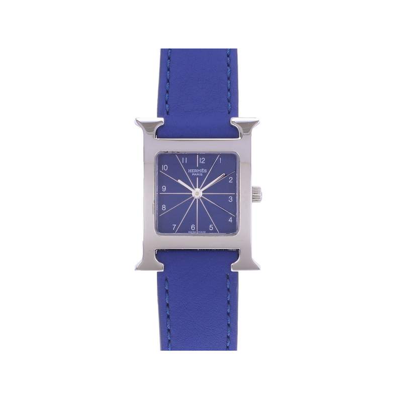 Montre d'occasion HERMES Heure H femme quartz bracelet cuir - vue 1