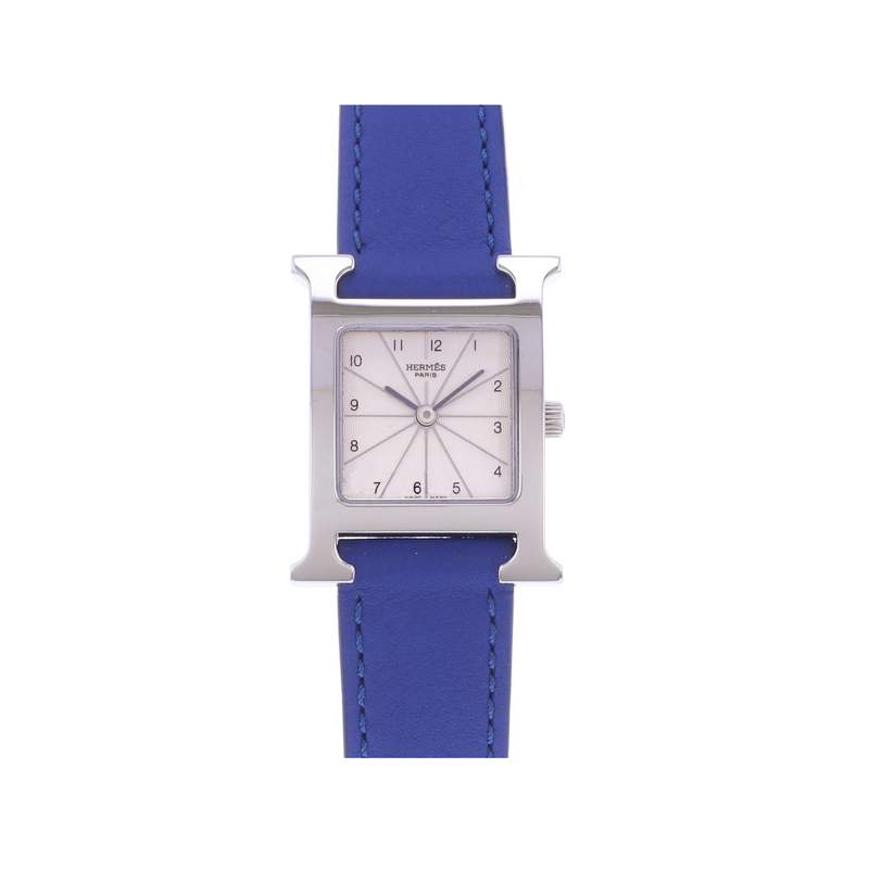 Montre d'occasion HERMES Heure H femme quartz bracelet cuir - vue 1