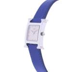 Montre d'occasion HERMES Heure H femme quartz bracelet cuir - vue D2