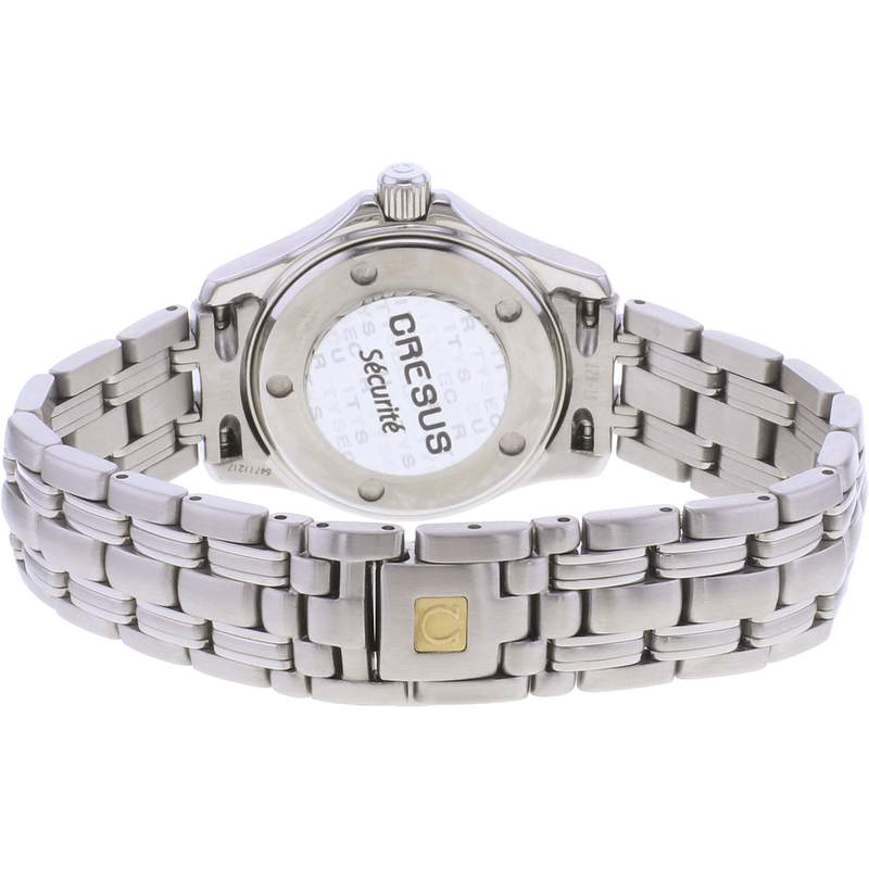 Montre d'occasion OMEGA Seamaster 120 29mm femme quartz bracelet acier - vue 3