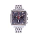 Montre d'occasion HEUER Monaco Chronographe Vintage homme mécanique bracelet acier - vue 1