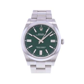 Montre d'occasion ROLEX Oyster Perpetual 41 mm homme mouvement automatique certifié (cosc) bracelet acier
