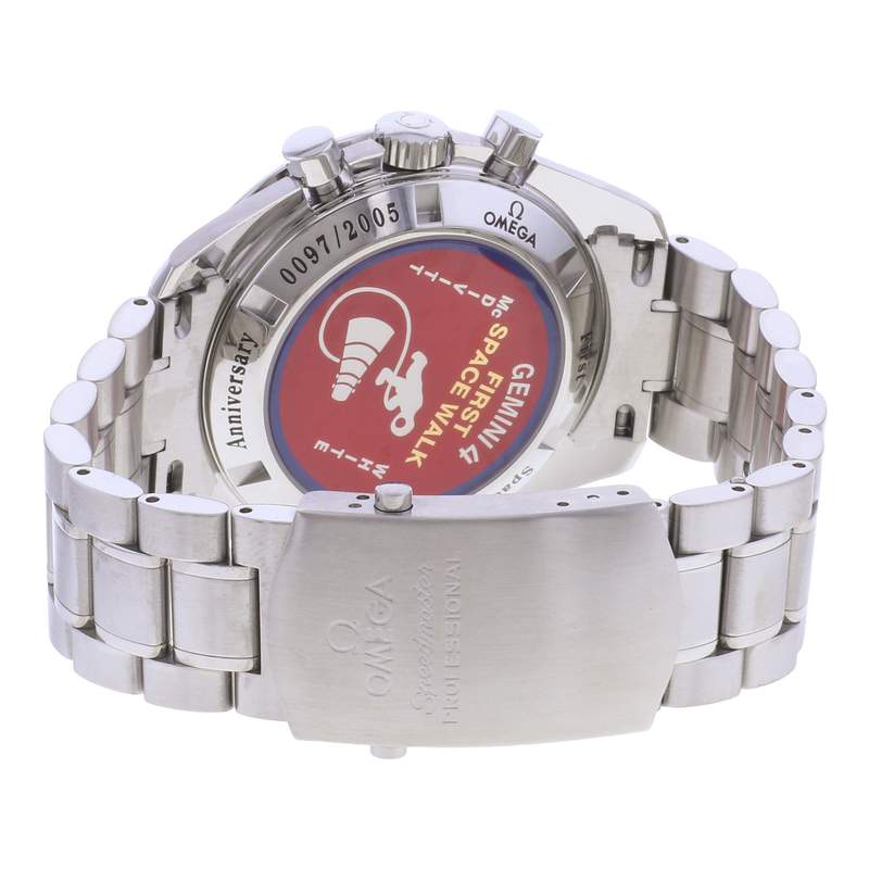 Montre d'occasion OMEGA Speedmaster Moonwatch Gemini IV homme mécanique bracelet acier - vue 3