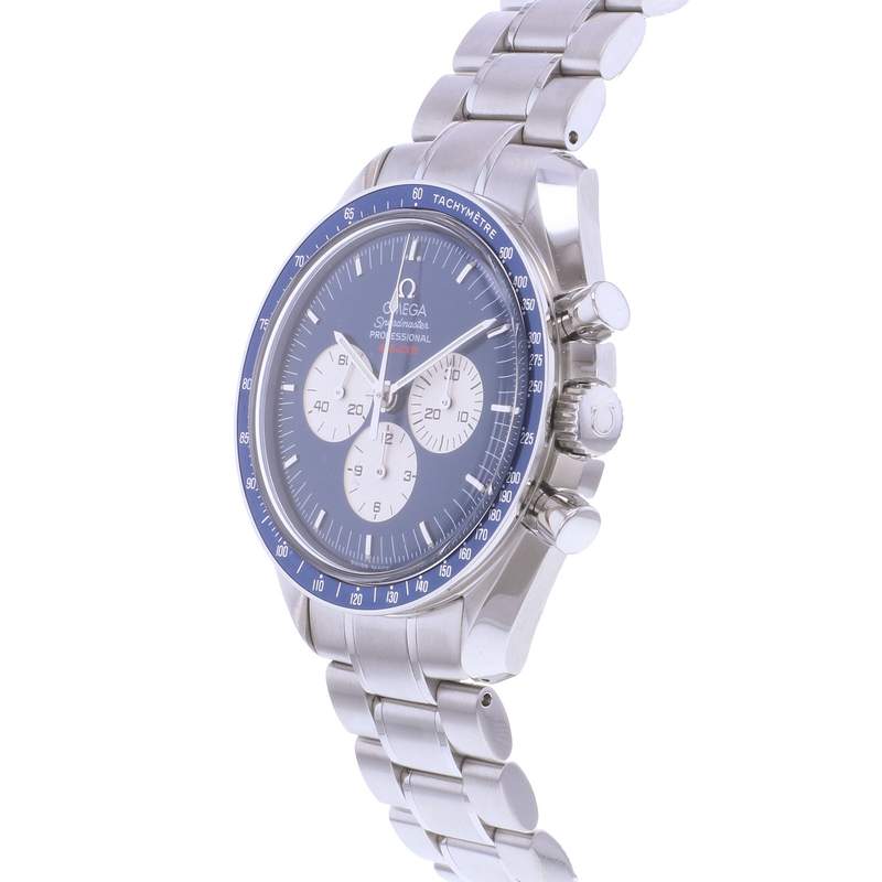 Montre d'occasion OMEGA Speedmaster Moonwatch Gemini IV homme mécanique bracelet acier - vue D2