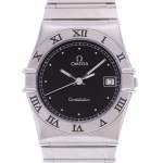 Montre d'occasion OMEGA Constellation femme quartz bracelet acier - vue D1