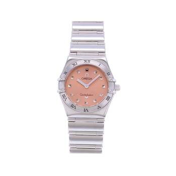 Montre d'occasion OMEGA Constellation femme quartz bracelet acier