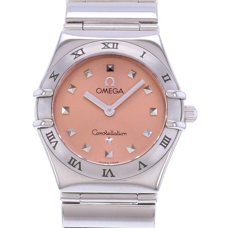 Montre d'occasion OMEGA Constellation femme quartz bracelet acier - vue D1