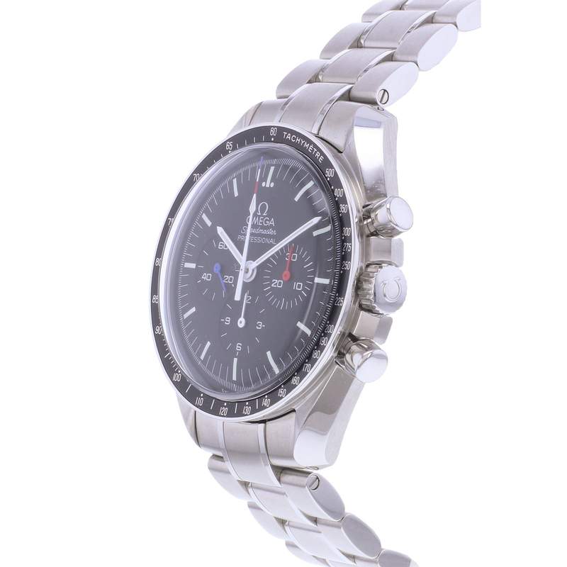 Montre d'occasion OMEGA Speedmaster Raid Edition homme mécanique bracelet acier - vue D2