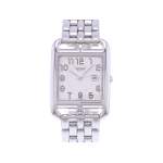 Montre d'occasion HERMES Cape Cod GM femme quartz bracelet acier - vue 1